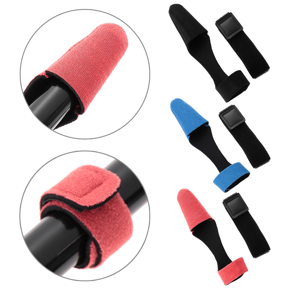 Neoprene Reusable Fish Pole Sleeve+Pole Strap Fastener Rod Tip Covers Truss Cane Pole Glove Protector Case Outdoor Fishing Tools