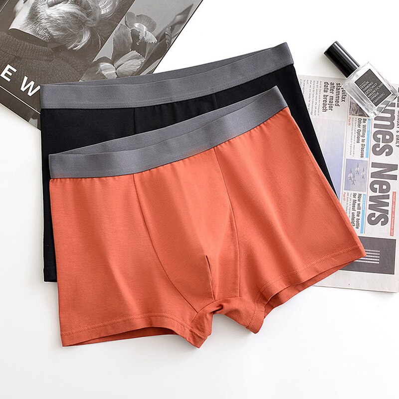 5pcs / batch large loose men's underwear cotton underwear men's underwear large men's underwear enlarged size 4XL 5XL