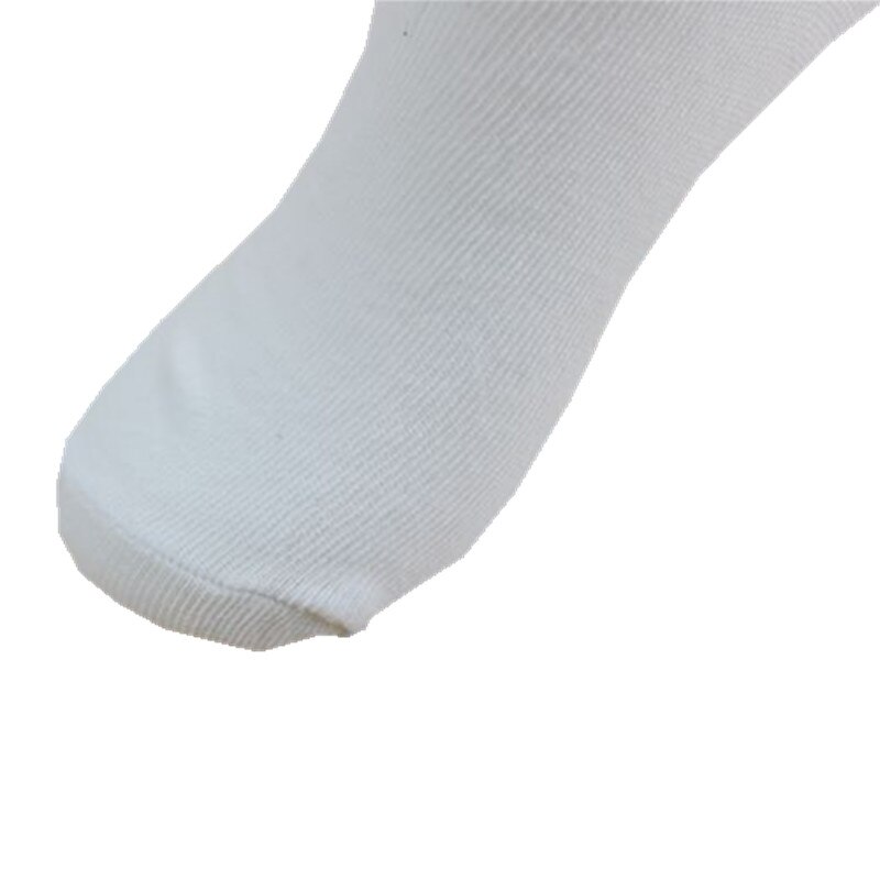 Calcetines deportivos blancos suaves para niños y niñas, medias largas suaves para primavera, verano, otoño e invierno, 5 pares