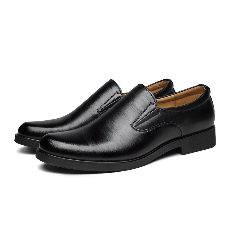 Mocasines De Cuero Zaylee Para Hombre - Elegantes, Vintage, Ideales Para Bodas Y Eventos, Color Negro, Talla EU 45