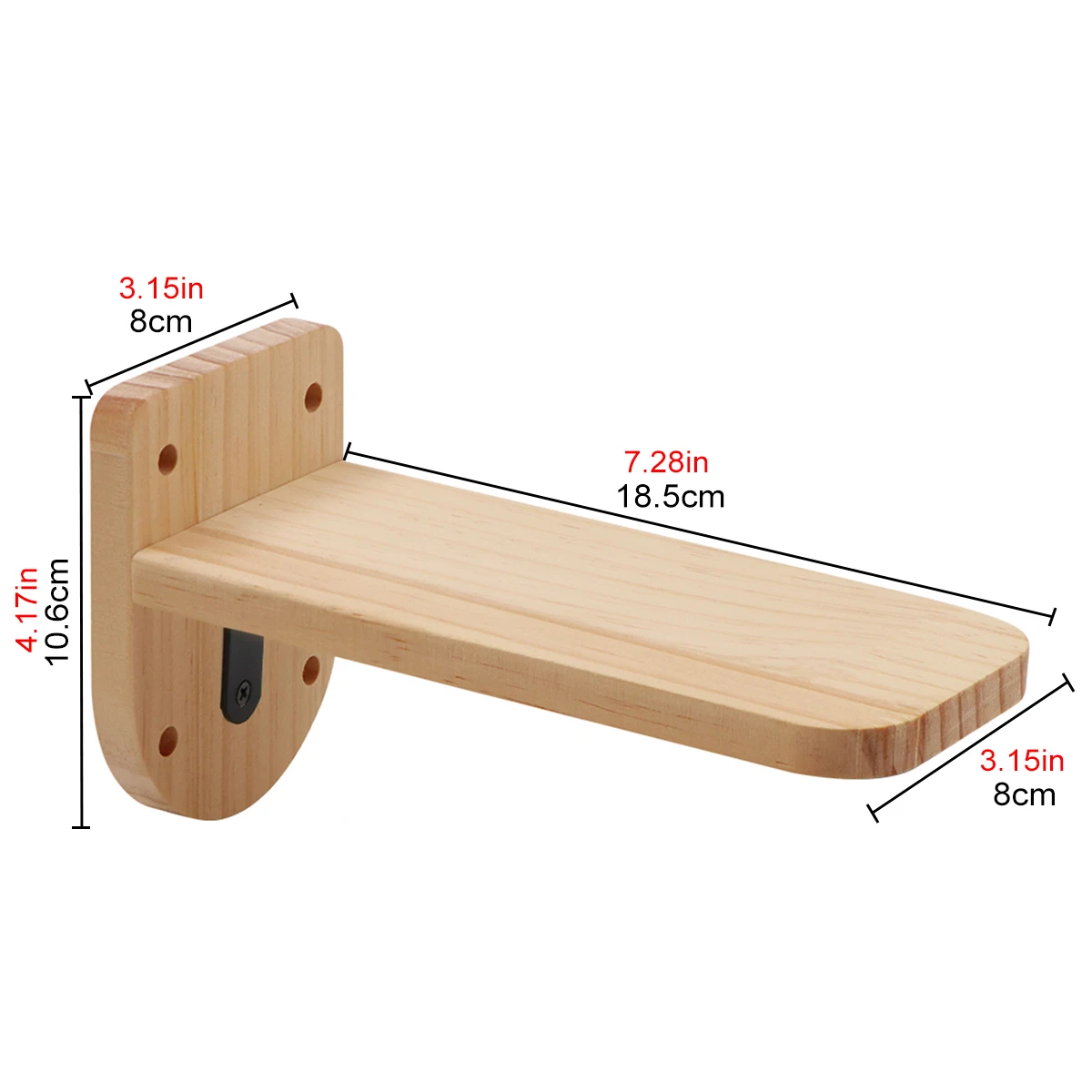 Wall-Mounted Cat Climbing Frame Wooden Cat Tree Cats Hammock Scratching Post Pedal Jumping Platform Indoor Pet Wall Furniture: WHITE