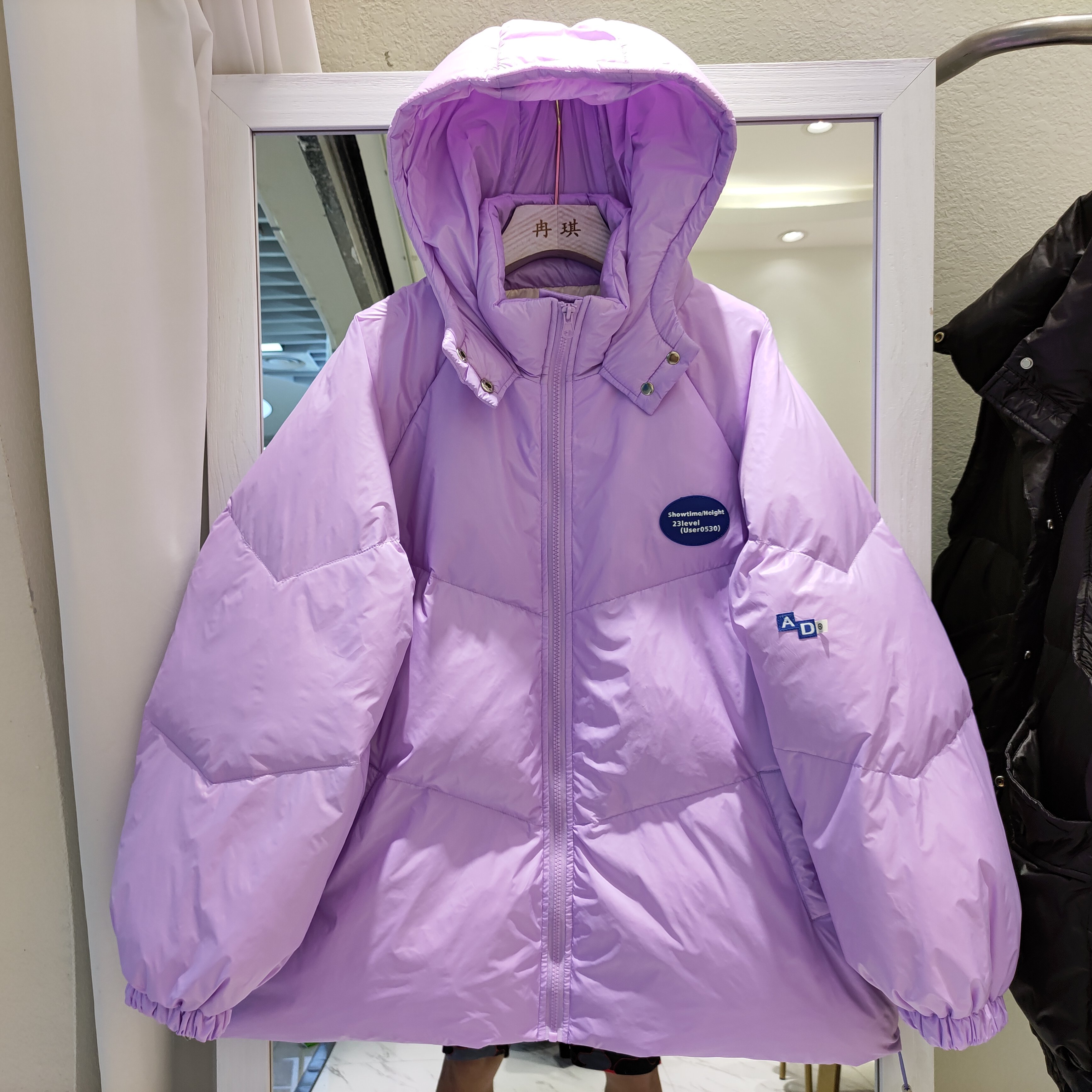 Chaqueta corta con capucha para invierno, plumón de pato blanco suelto coreano, Parkas gruesas para mujer, prendas de vestir sueltas, Tops, novedad de
