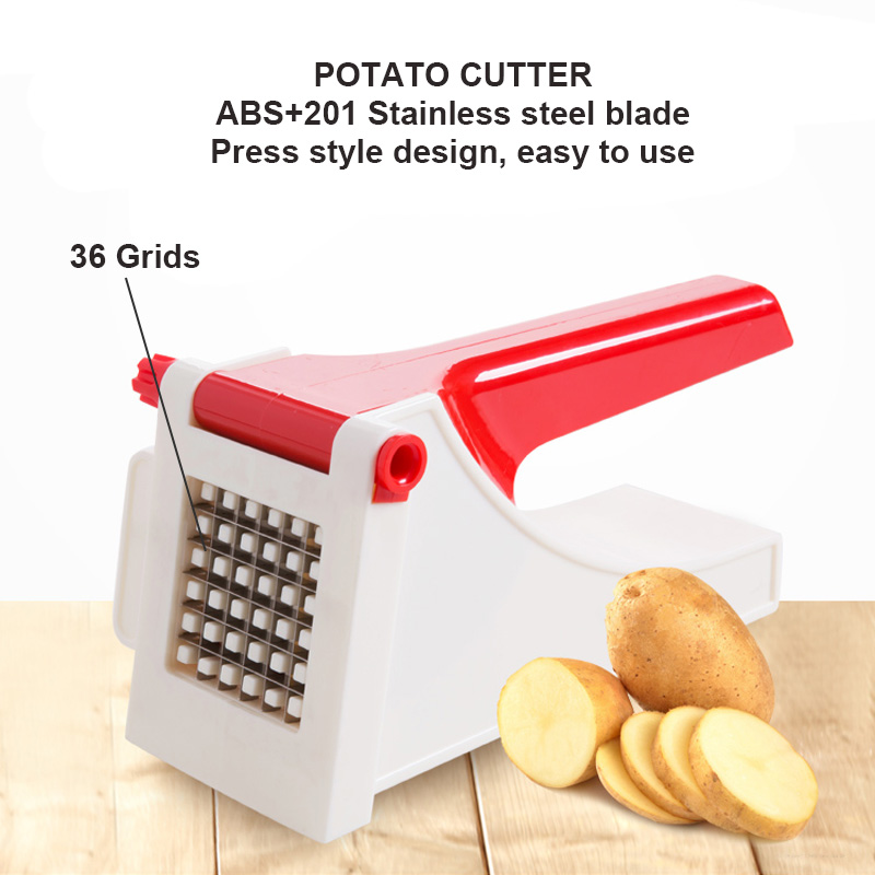 Máquina para hacer patatas fritas, cortador de patatas fritas de acero inoxidable, cortador de patatas fritas, máquina de corte Manual, utensilios de cocina