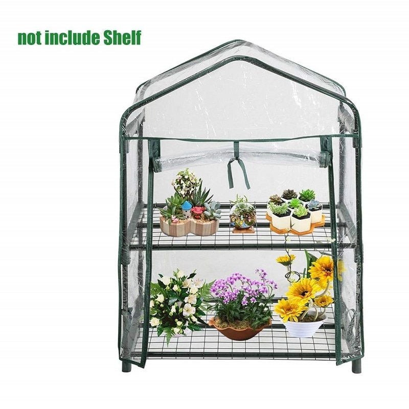 Mini maison plante serre hangar jardin conservatoire extérieur sac de culture Growhouse PVC couverture en plastique sac de culture fournitures de jardin