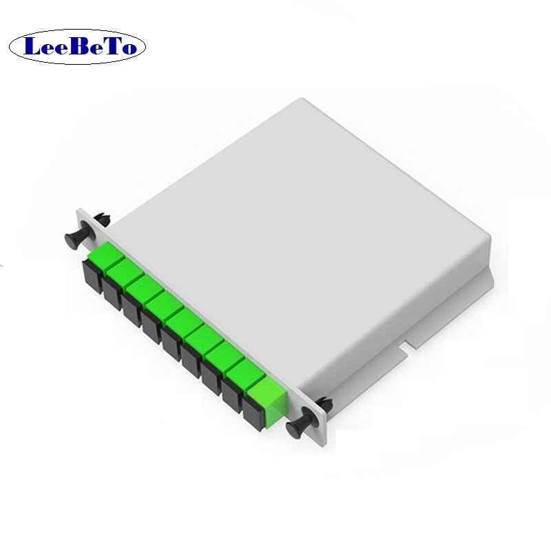 2pcs FTTH SC APC PLC 1X8 splitter Fiber Optical Box FTTH SC Connector Fibra Optica PLC Splitter box with 1X8 PLC Optical splitt