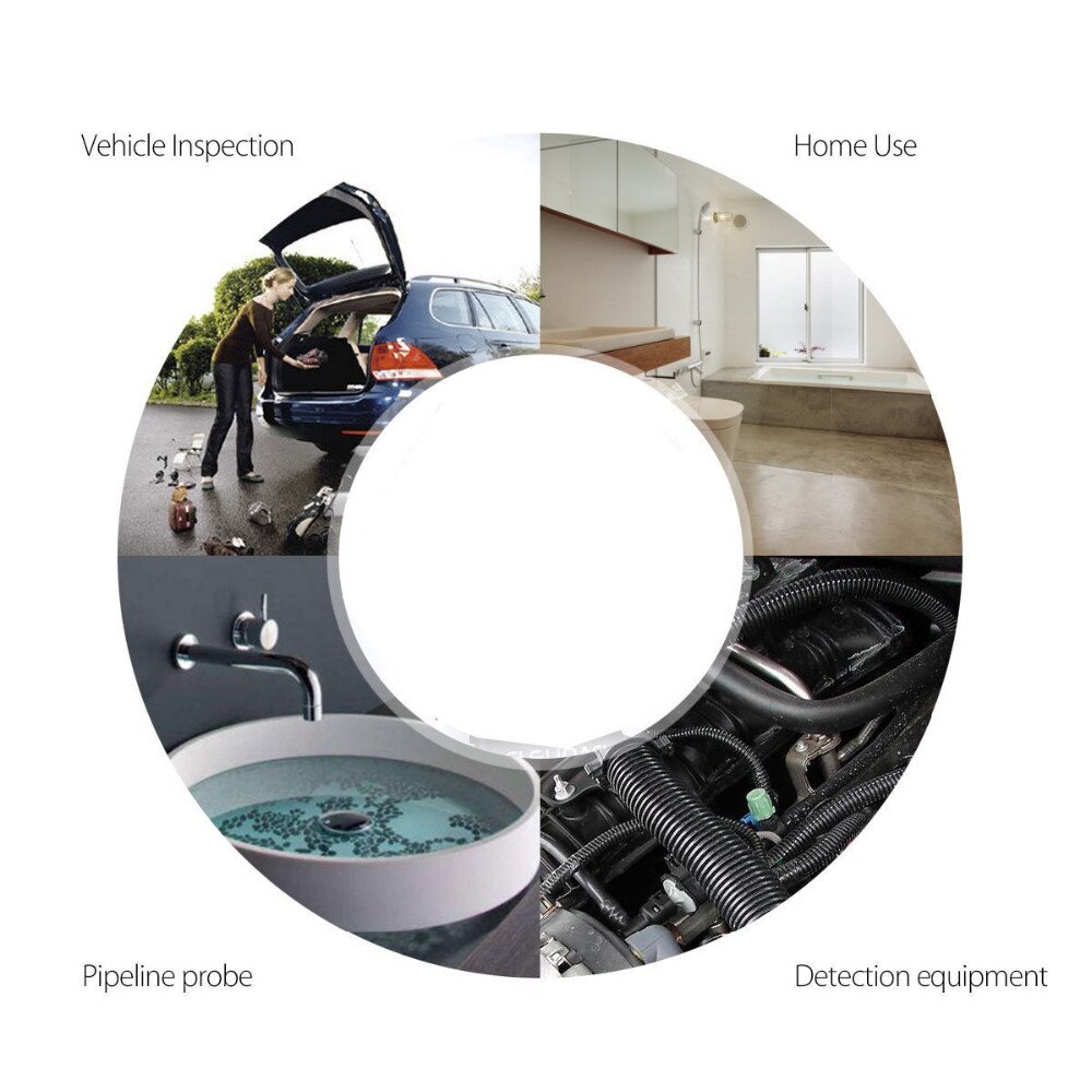 7mm 2in1 Android USB Endoscope Camera 2M 5M Smart Android Phone OTG USB Borescope Snake Tube Inspection Camera 6PC LED