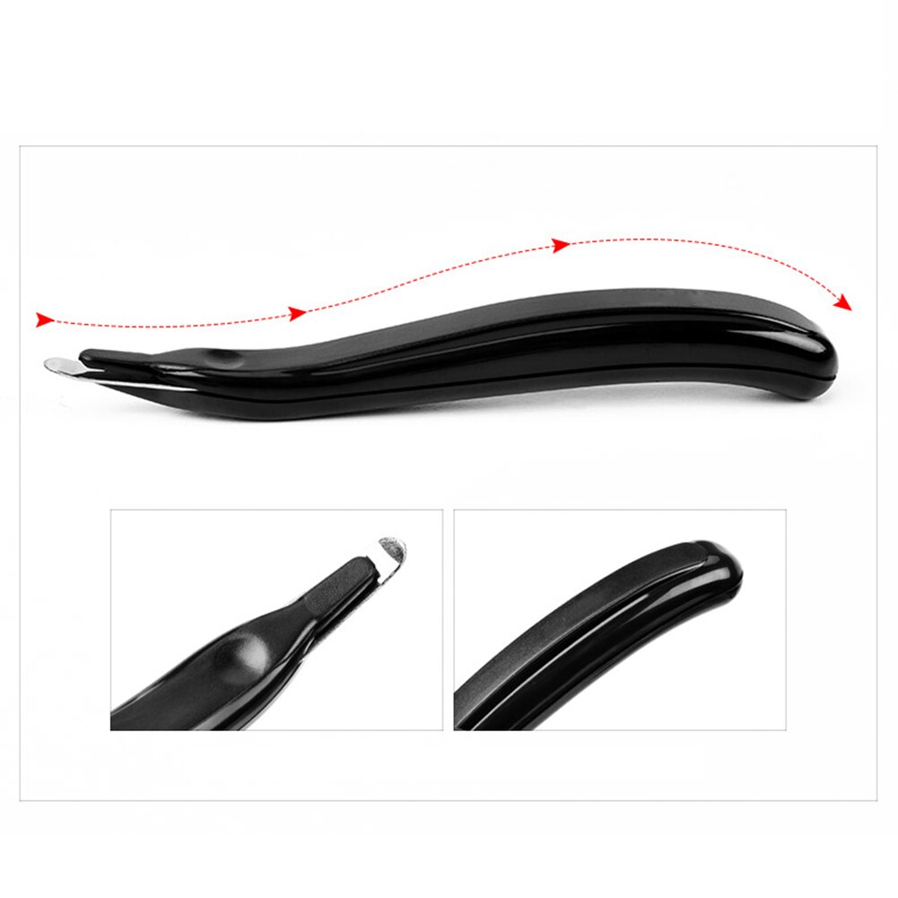 Portable Staple Remover Removable Easy Pull Pen-Type Magnetic Head Staple Removal Tool Ergonomic Plastic Curved Handle