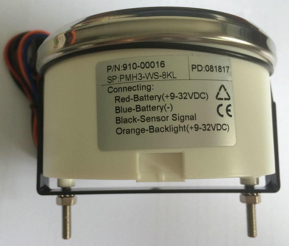 Digitale snelheidsmeter toerenteller revolutie meter voor steping motor boot /auto revolutie teller marine instrument 85mm 52mm
