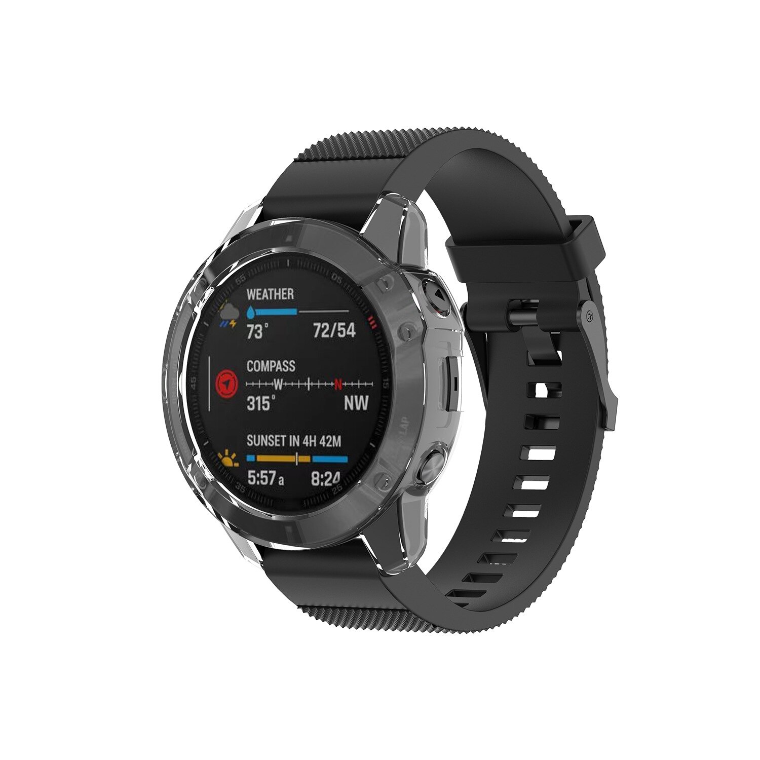 Tpu protector cover case for garmin fenix 6 6x 6s pro