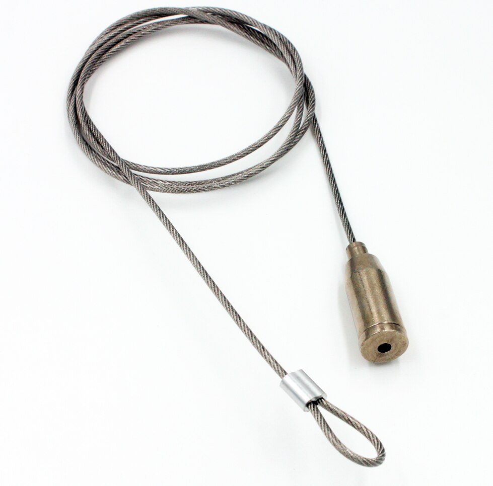 Adjustable Hanger Hooks Bullet Shape Stainless Steel Wire Art Gallery Display Hanging System Accessories 2pcs