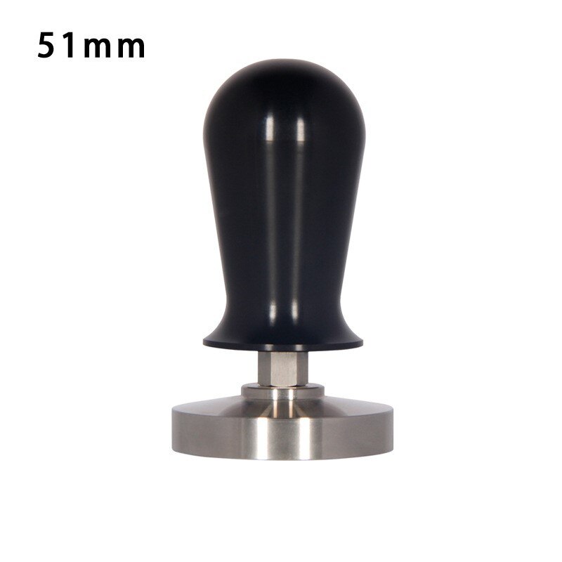 Coffee Machine Accessories Espresso Coffee Tampers 58mm 53mm 51mm Stainless Steel Coffee Tamper Manual Press Flat Coffee Tamper: 51mm