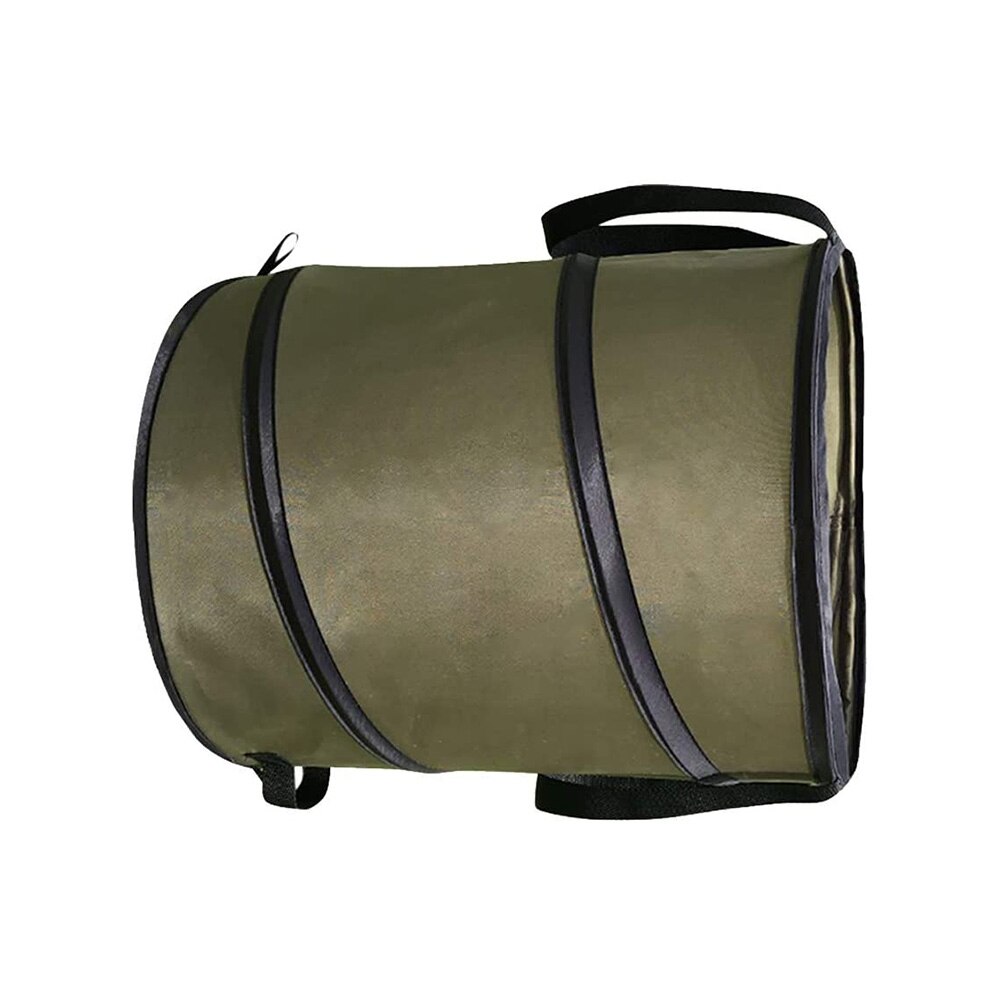 Garden Waste Bag Rubbish Refuse Sacks Portable Foldable Reusable Waterproof Garbage Handles Release Buckle For Outdoor