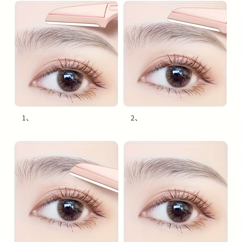 1Pc/3 Stuks Draagbare Wenkbrauw Trimmer Opvouwbare Epilator Set Gezichtsscheerapparaat Schoonheid Gereedschap Wenkbrauw Trimmer