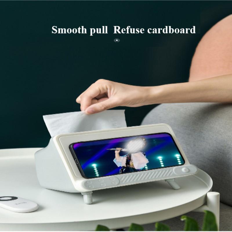 1PC Tissue Box Retro Desktop TV Shaped Tissue Box Mobile Phoneb Ipad Tablet PC Movie Rack Paper Pumping Storage Home Accessories