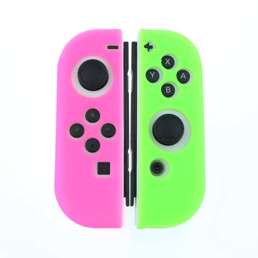 YuXi 1set Kleurrijke Soft Cover Voor Vreugde-Con Silicone Case Skin beschermhoes voor Nintend Schakelaar Joycon Controller: M-G