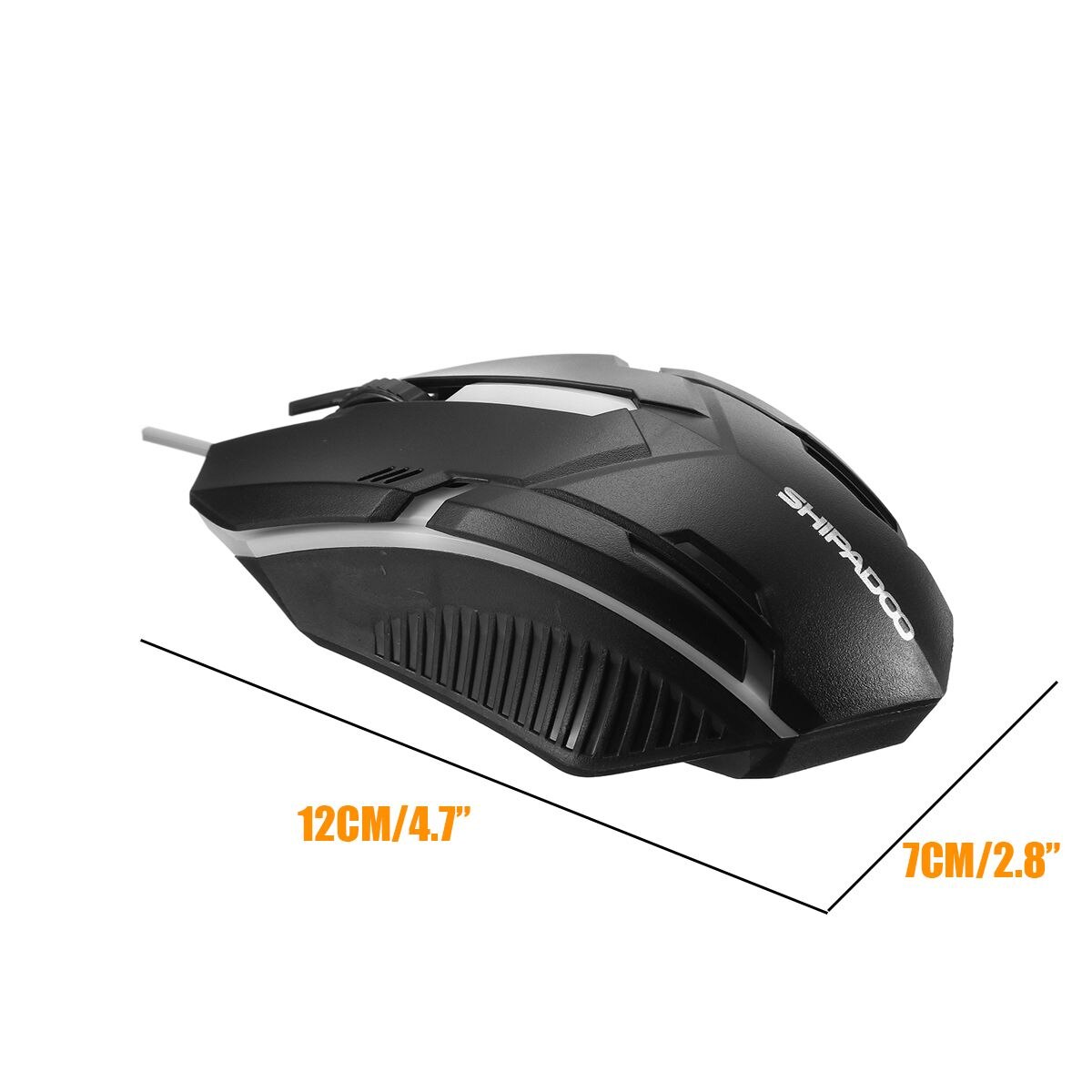 USB Wired 104Key RGB Backlit Wired Mechanical Gaming Keyboard and 1600DPI Gaming Mouse Set for PC Laptop MacTV Office Supplies