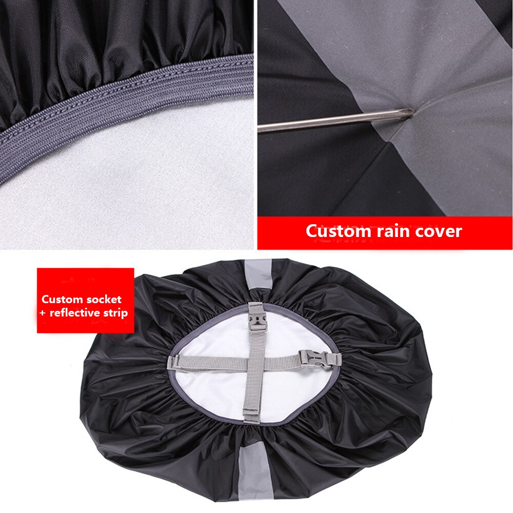 Outdoor Hiking Backpack Rain Cover Portable Adjustable Ultra Light Shoulder Protection Waterproof Sunscreen Bag Outdoor Poncho