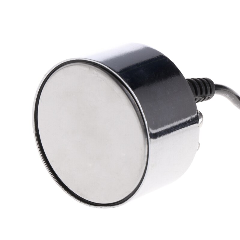 Nebulizador ultrasónico de luz colorida, fuente de agua, decoración de estanque, 12 LED,