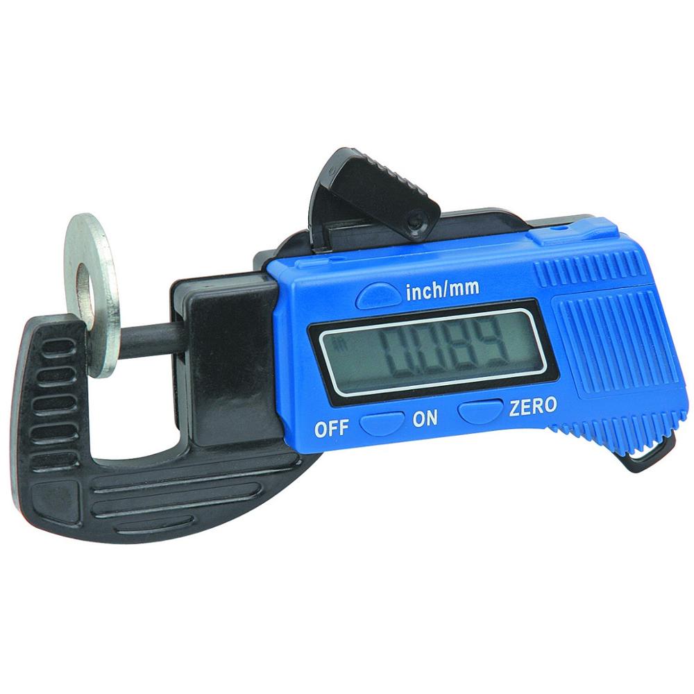 Portable Precise Digital Thickness Gauge Meter Metal Tester Micrometer 0 to 12.7mm Caliper Meter Width Measure Tools: type1