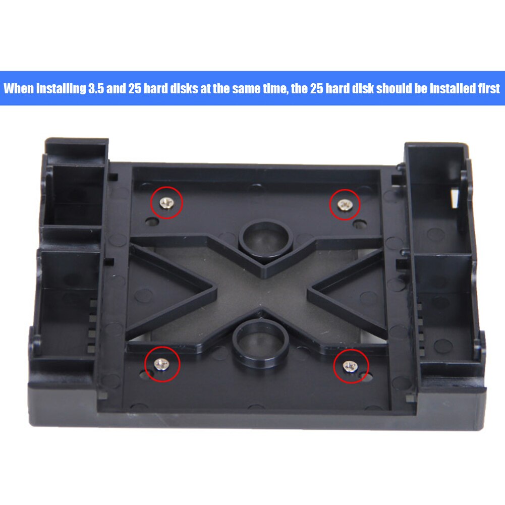 5.25 Optical Drive Position To 3.5 Inch To 2.5 Inch SSD Hard Drive Bay Holder Installed With 8cm Fan Adapter Bracket for PC Case
