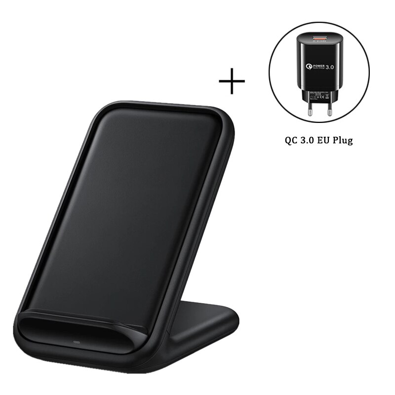 3 in 1 trådlös laddare trio pad för samsung galaxy  s21/s20/s10/ note 20/ note 10 snabb trådlös laddning galaxy watch galaxy knoppar: Röd