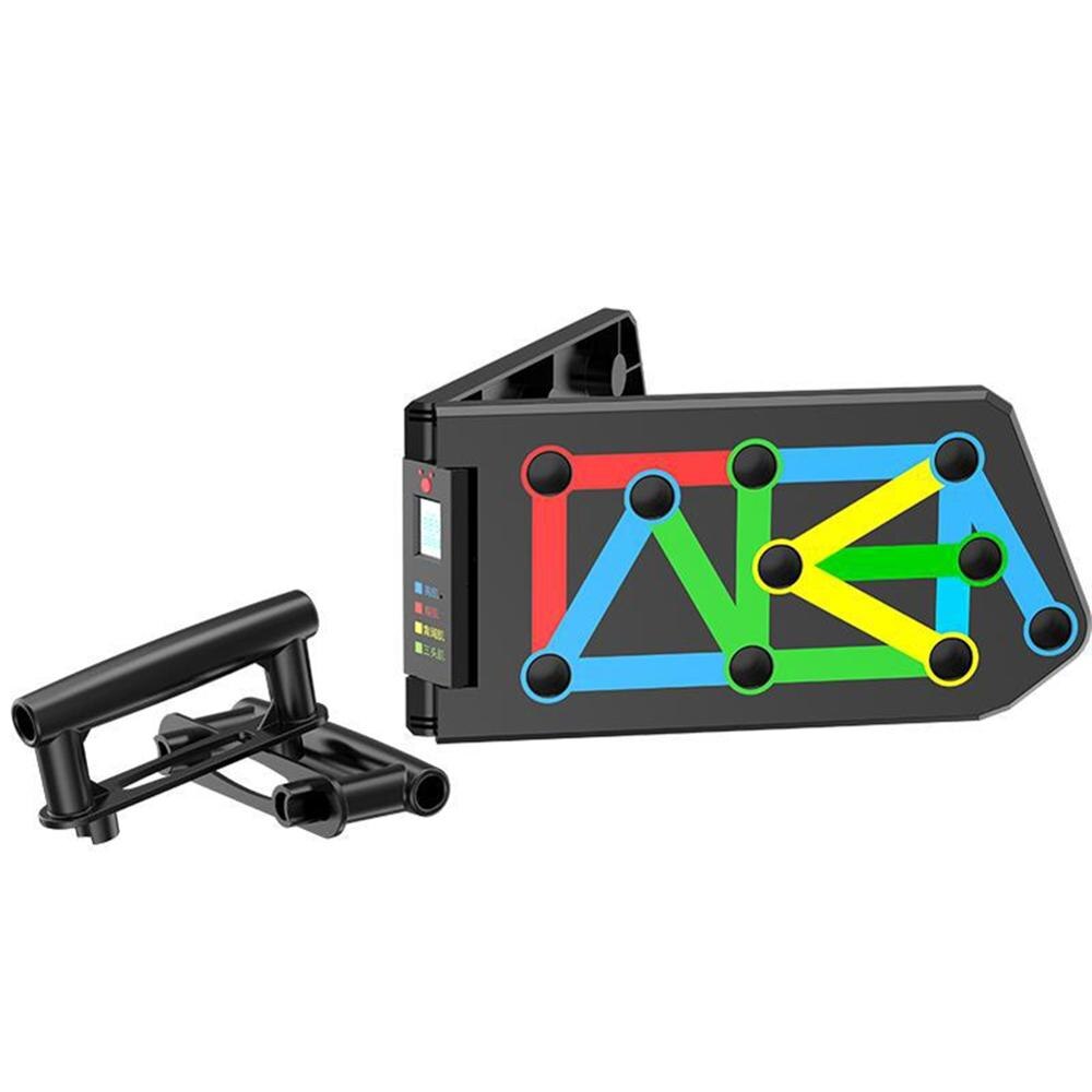 Push Up Rack Board Foldable Push-Up Stand Electronic Counting Function for Chest Abdomen Muscle Training Exercise Workout