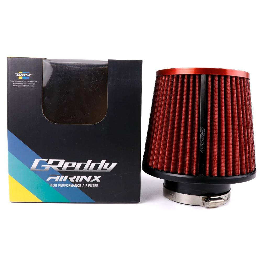 GReddi Style AIRINX Super Power Air Filter High Flow caliber Intake Cleaner 3inch 76mm