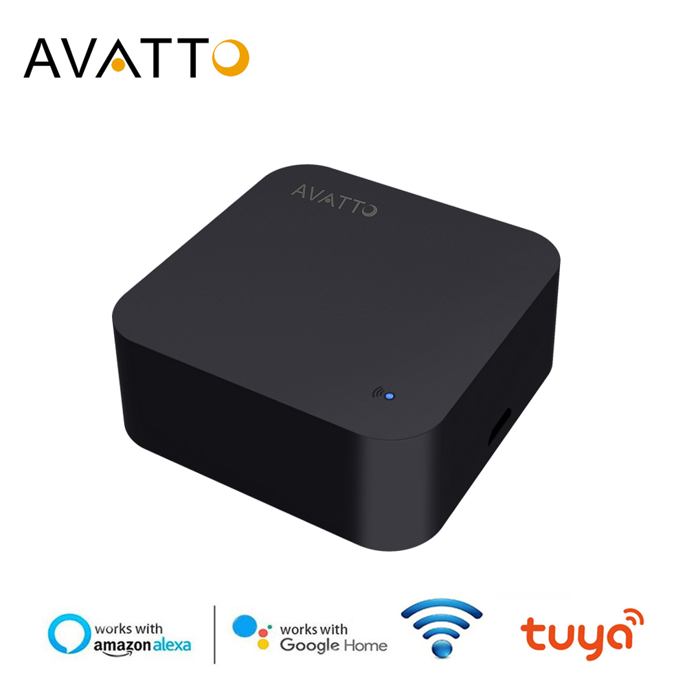 AVATTO Universal IR Remote Controller, Smart Home Automation WIFI IR Remote Controller Voice Control For Alexa Google Home