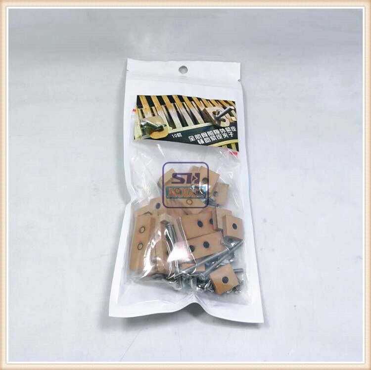 Hull planking clamps for model ship planking clamps, pear wood, , 10 pieces/box