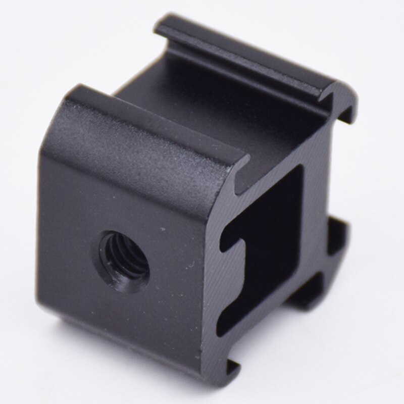 Buitencamera driekoppige schoen basis invullicht microfoon monitor multifunctioneel één sleep drie basis