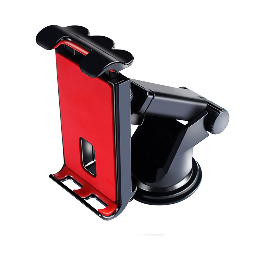 Tablet Phone Stand For IPad Air Mini Pro Samsung Strong Suction Tablet Car Holder Stand For IPhone X Phone 360 Degree Rotation: Red