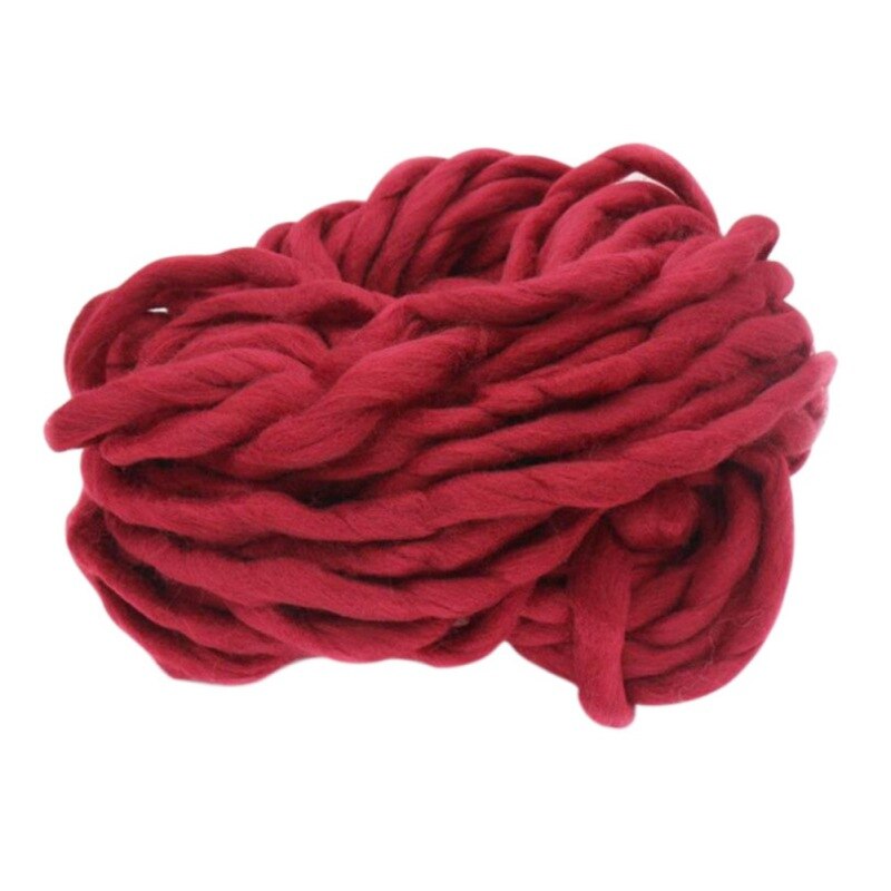 Diy Super Omvangrijk Arm Breien Wol Roving Chunky Wol Garen Super Omvangrijk Arm Breien Wol Roving Gebreide Deken: 10