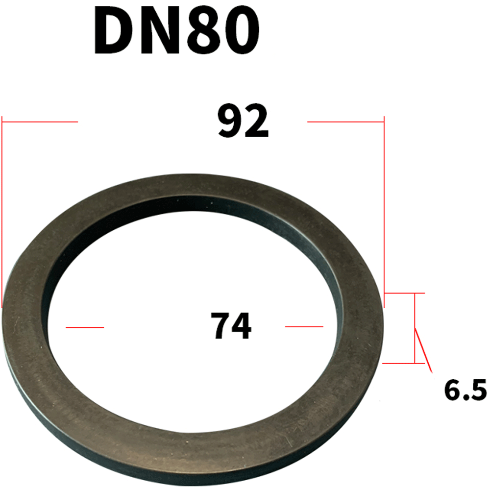 DN15/20/25-100 1/2 "3/4" 1 "2"-4 "EPDM VMQ NBR FKM guarnizioni di tenuta guarnizione del tubo flessibile per accoppiatore femmina raccordo scanalato Camlock inossidabile: nero / DN32