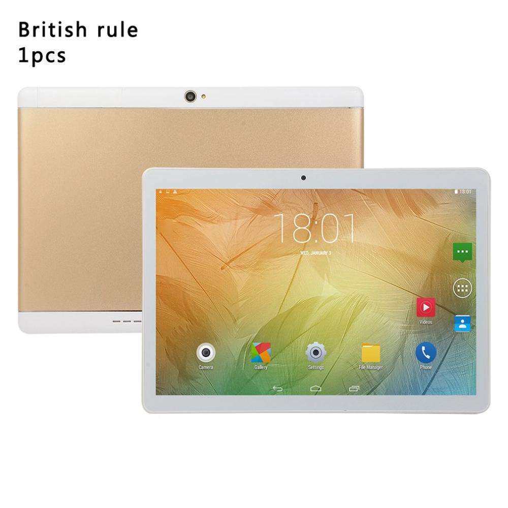 10 Inch Tablet Computer Ips Hd Screen Wireless Gps Android Tablet Ips Hd Screen 10-Inch Tablet Pc Round Hole: Gold  UK