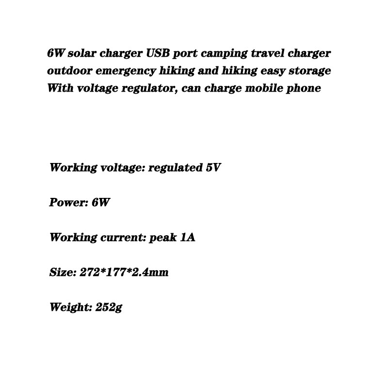 Lism Usb Charger 5V 6W Zonnepaneel Monokristallijn Silicium Zonne-energie Opladen Board Outdoor Portable Power Mobiele Telefoon Opladen