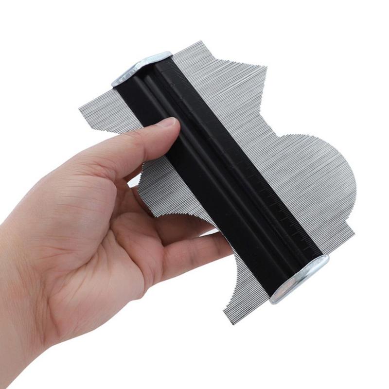6 zoll Metall Stahl Nadel Profil Messgerät Fliesen Laminat Kontur Messgerät Duplizierer für Verlegung BöHöhle Teppiche Sanitär 148x84x16mm