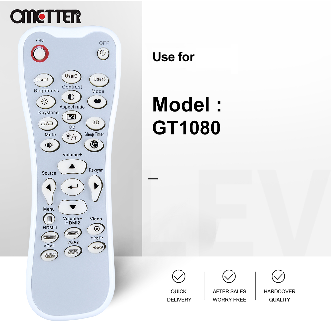 Nowy pilot GT1080 robić projektora Optoma HD-141X HD-143X HD-142X HD-146X