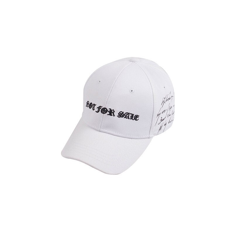 summer letter embroidered duck Cap Black curved brim baseball cap men and women trend casual versatile student hat