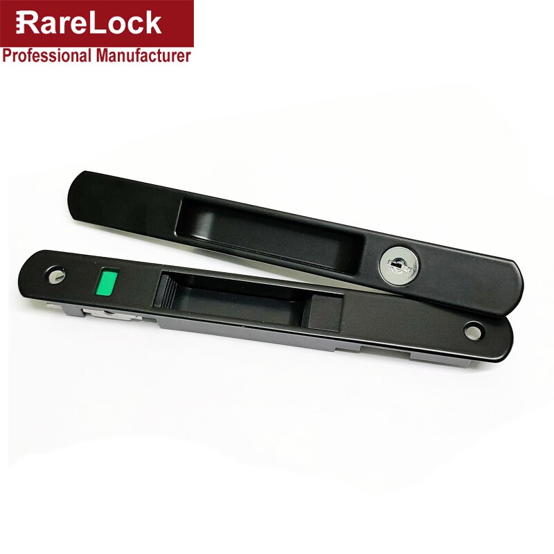 Rarelock Schuifdeur Slot Met Groen Rood Tips Voor Raam Slaapkamer Diy Home Security Hardware Sloten MMS228 Ee: With Key