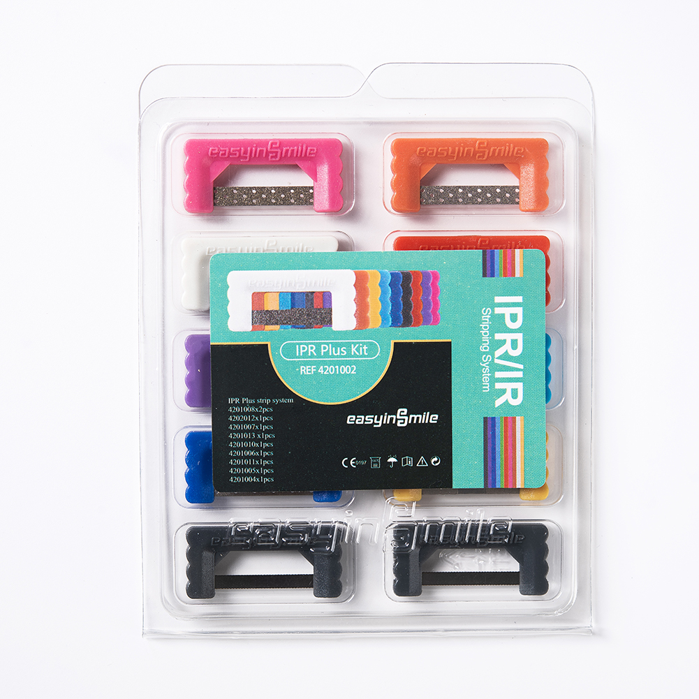 EASYINSMILE Dental Strips Orthodontic Interproximal Enamel Reduction IPR Plus Polishing Kit Oral Molar Adjacent Hand Use