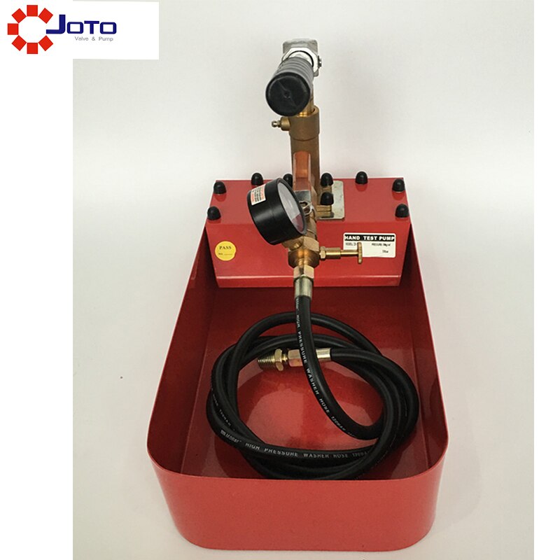 Red 50kg Manual Pressure Test Pump with PPR Pe Pipeline
