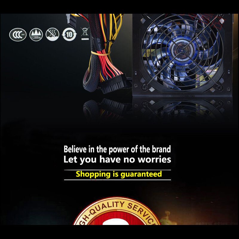 Ganz 500w atx-desktop-netzteil für computer stromquelle der maschine leistungsstarke gaming  r7 240 r7 250 grafikkarte