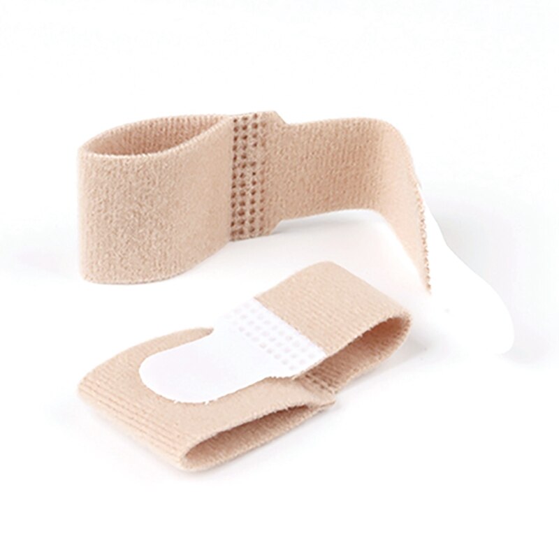 1pc trasiga tåplast tyg tå skena kudde bandage fingerskydd rakt hår hammare tå separator splint omsluter fotvård: Default Title
