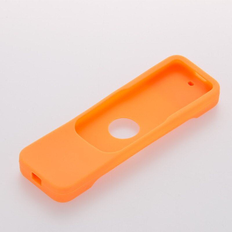 Kleurrijke Siliconen Beschermhoes Cover Anti-Val Skin Voor Apple Tv 4 Afstandsbediening Stofdicht Waterdicht Protector cover: Orange