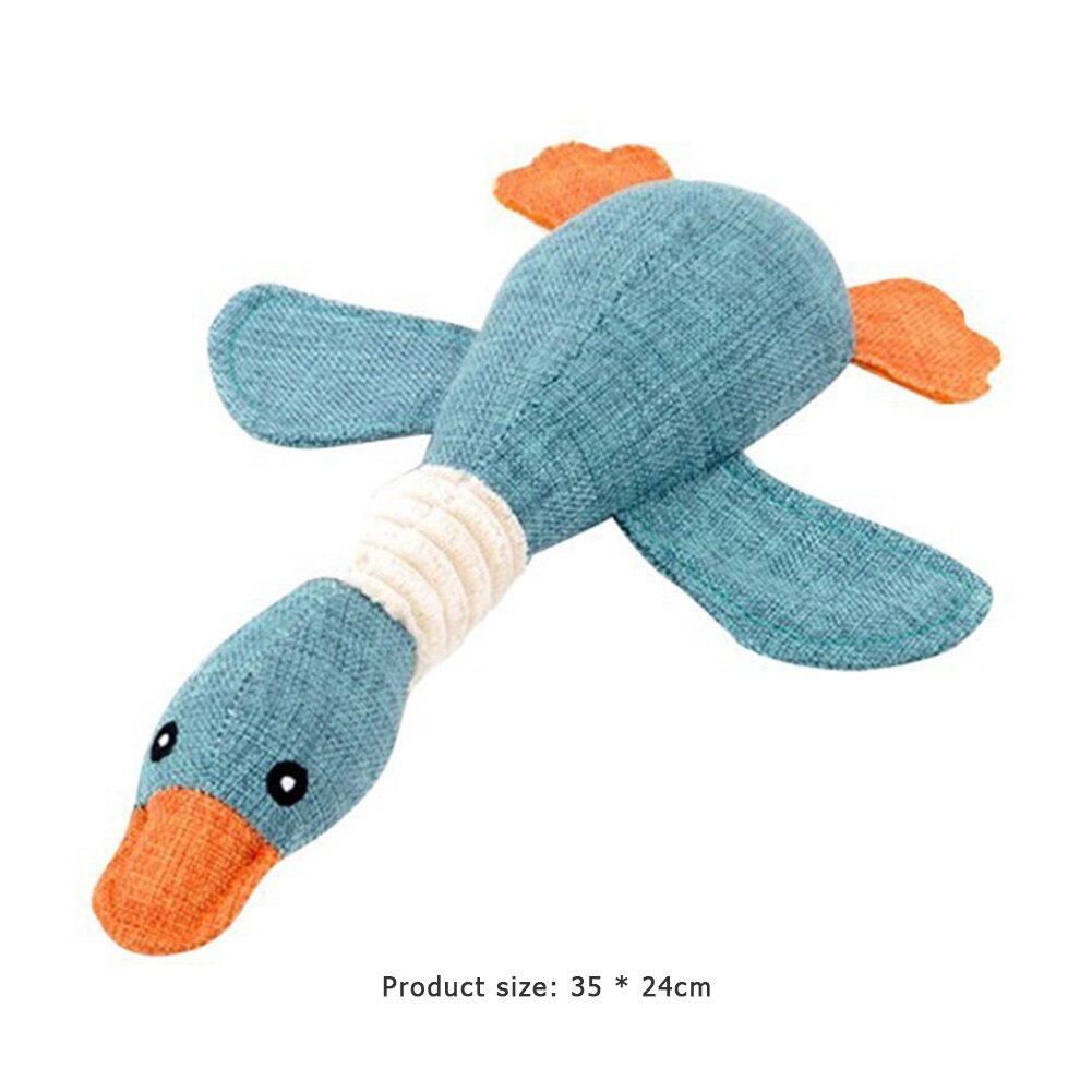 Dog Squeak Toys Wild Goose Sounds Toy Cleaning Teeth Puppy Dogs Chew Supplies Training Supplies Dog Educational Plush Toys