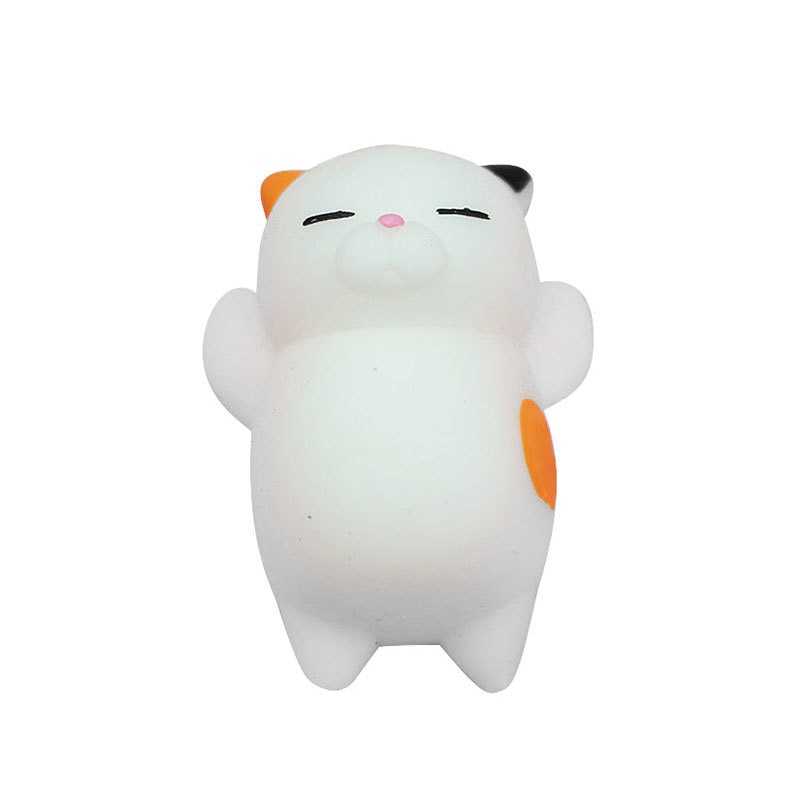 Squishy Kawaii Nette Karikatur Katze Weiche Langsam steigend Jumbo quetschen Anti-betonen-praktisch Gurt Anhänger freundlicher Dekompression Spielzeug