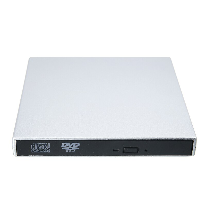 Reproductor de DVD externo Delgado USB 2,0, grabador de CD RW, Unidad óptica, grabador de CD-RW para ordenador portátil