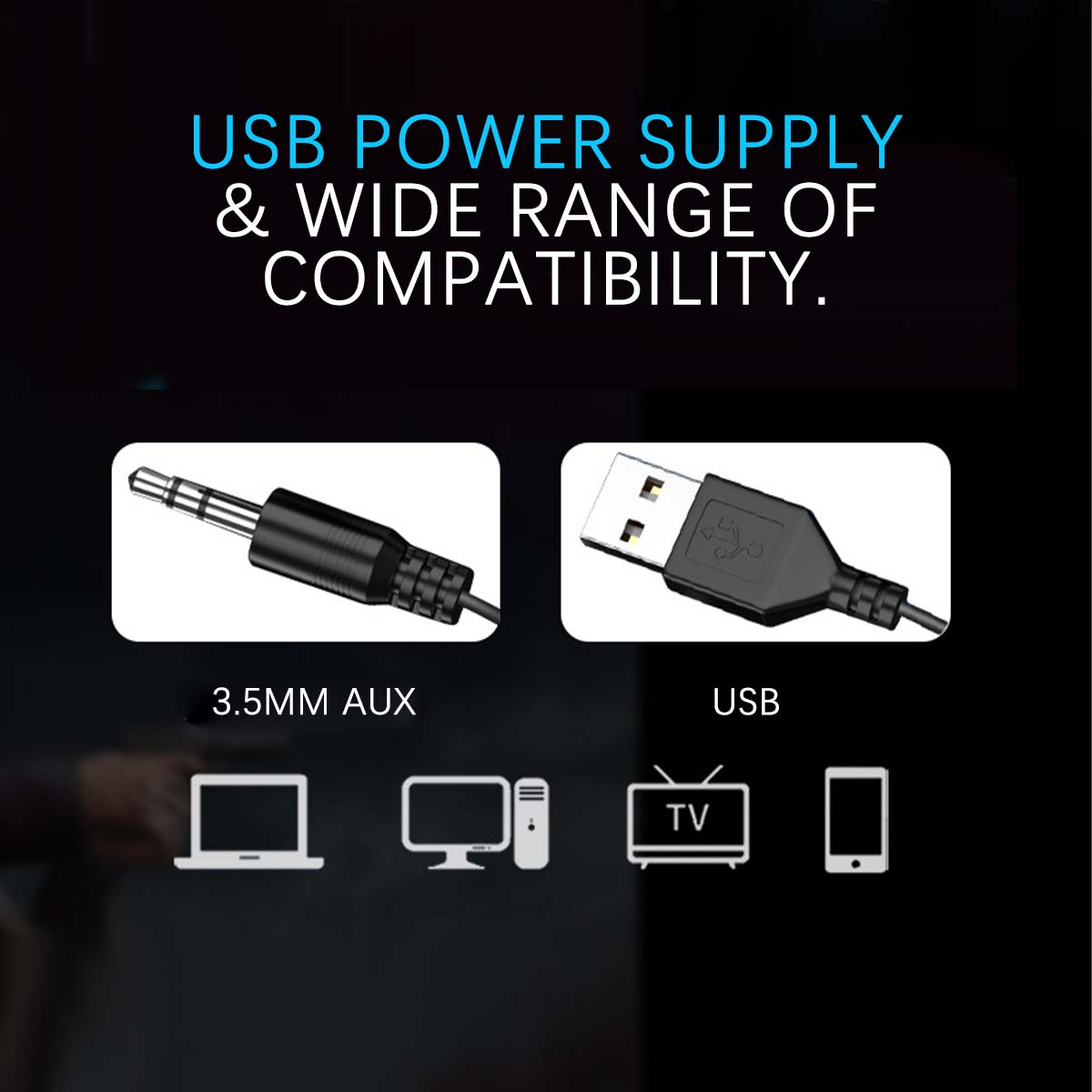 K201 Krachtige Bass Usb Notebook Stereo Speakers Subwoofer Rgb Licht Bedrade Draagbare Volledige Frequentie Luidspreker Voor Desktop Pc Laptop