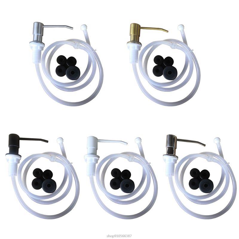 Countertop Built in Soap Dispenser Dish Soap Dispenser for Kitchen Sink Removable Dishwashing Liquid Press Pump Head Kit A9 22