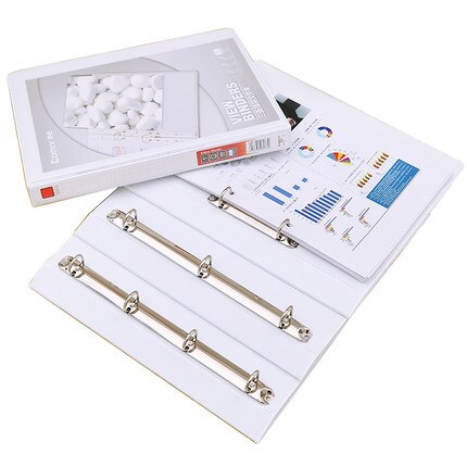 16mm thick a4 punching folder two holes three holes four holes punching binders Office file folder thickened data clips